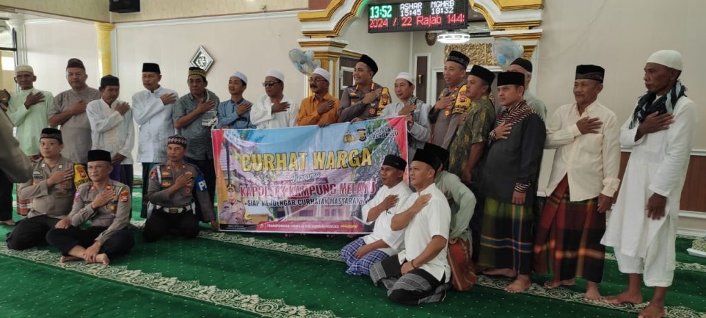 Jaring Dan Serap Informasi Dari Masyarakat Kapolresta Bengkulu Gelar