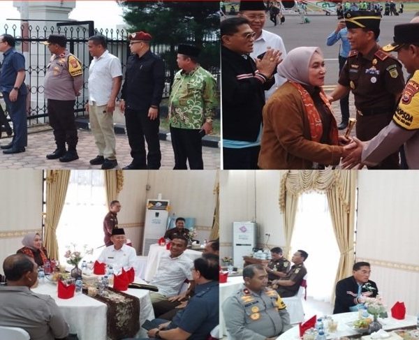Polresta Bengkulu Lakukan Pengamanan Kedatangan Pejabat Baru Kajati Bengkulu Rina Virawati