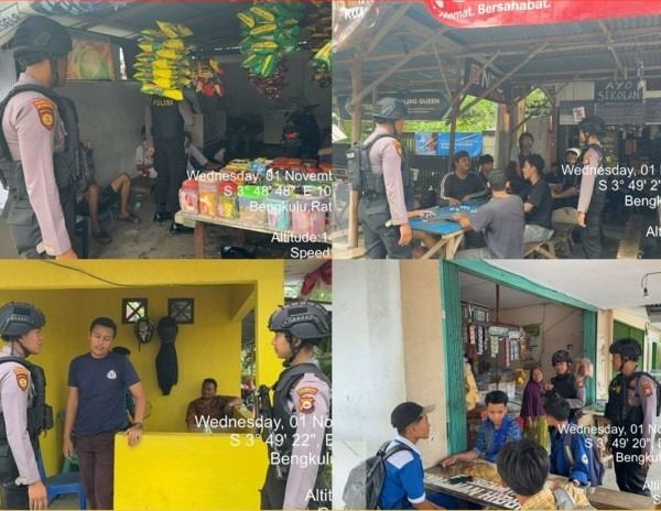 Patroli, Unit Sat Sampata Polresta Sampaikan Imbauan Kamtibmas kepada Pelajar dan Satpam