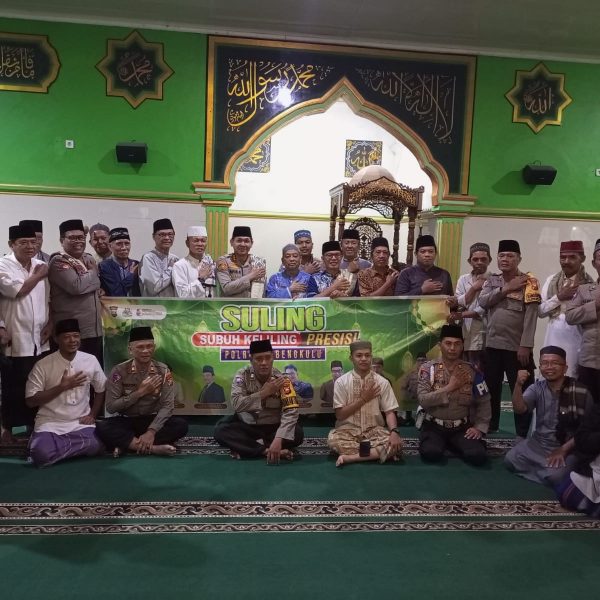 Suling Kapolresta Bengkulu di Masjid Al Barokah Rt 06 Rw 03 Kel Timur Indah kec. Singaranpati Kota Bengkulu
