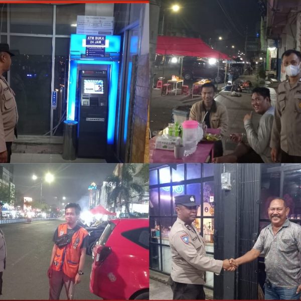 Berikan Rasa Aman dan Tingkatkan Koordinasi Keamanan Polsek Ratu Samban Patroli Obvit￼