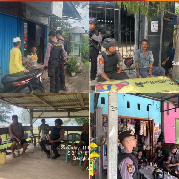 Satsamapta Polresta Bengkulu Patroli Sore Cegah Kejahatan 3C￼