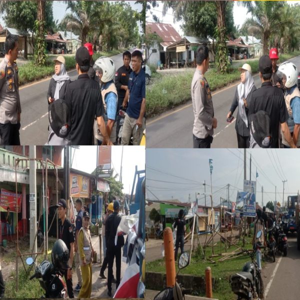 Kapolsek Kampung Melayu Bersama Personel Monitoring Penertiban APS Oleh Panwaslu￼