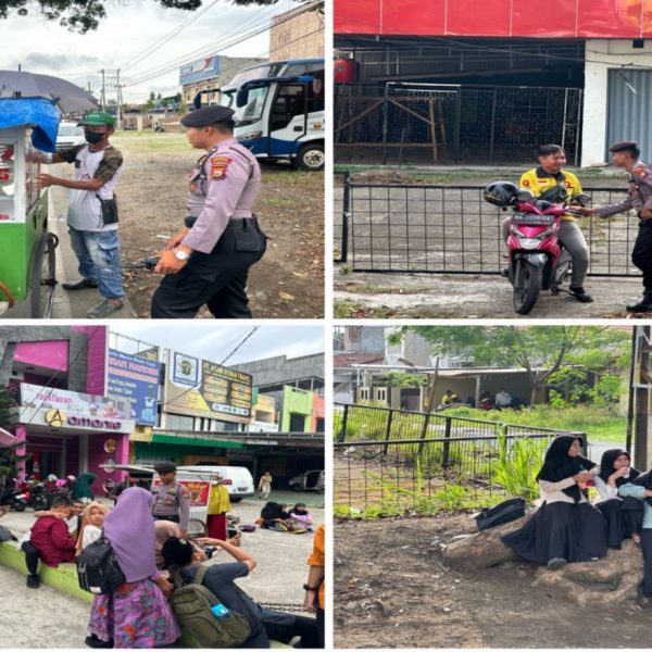 Antisipasi Gangguan Kamtibmas, Sat Samapta Sampaikan Imbauan kepada Pedagang￼