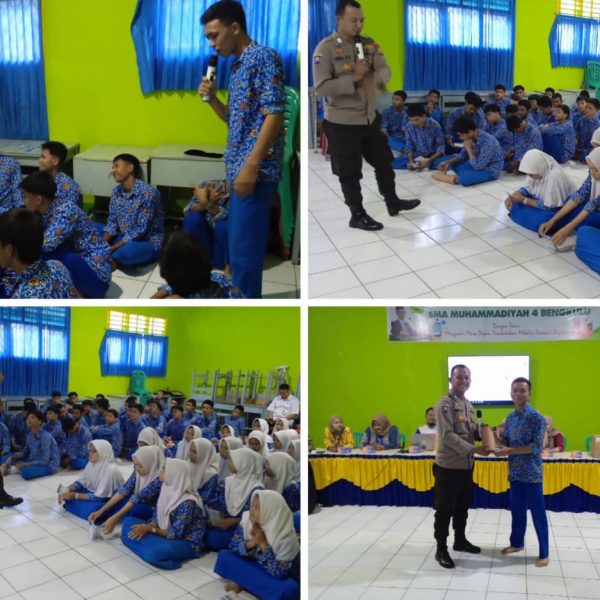 Sat Binmas Sampaikan Penyuluhan Kenakalan Remaja di SMA Muhammadiyah￼