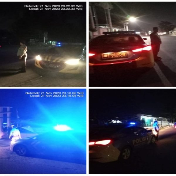 Polsek Ratu Agung Patroli Rutin Berikan Rasa Aman dan Cegah Tindak Pidana 3C￼