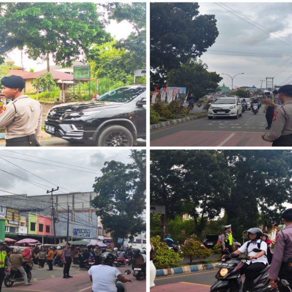 Sat Lantas Polresta Bengkulu Atur Lalin Kepulangan Anak Sekolah￼