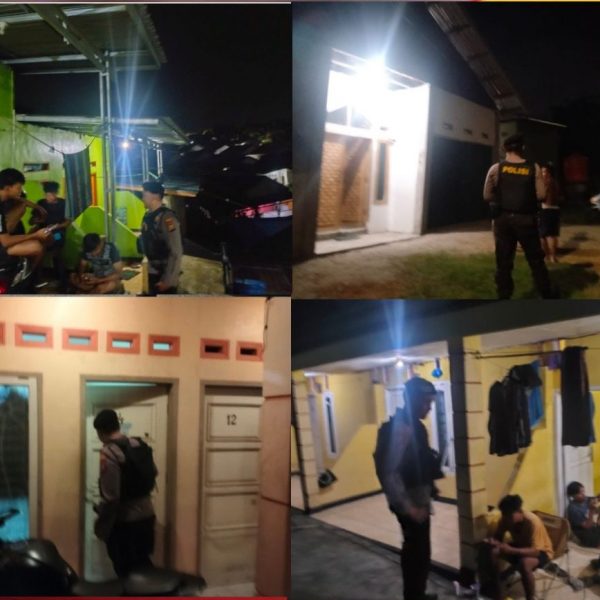 Ciptakan Situasi Aman dan Kondusif di Tengah-Tengah Masyarakat, Sat Samapta Patroli di Pemukiman Penduduk￼