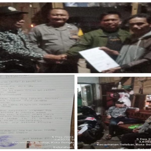 Problem Solving, Bhabinkamtibmas Polsek Selebar Mediasi Perkara Pencurian Mesin Air￼
