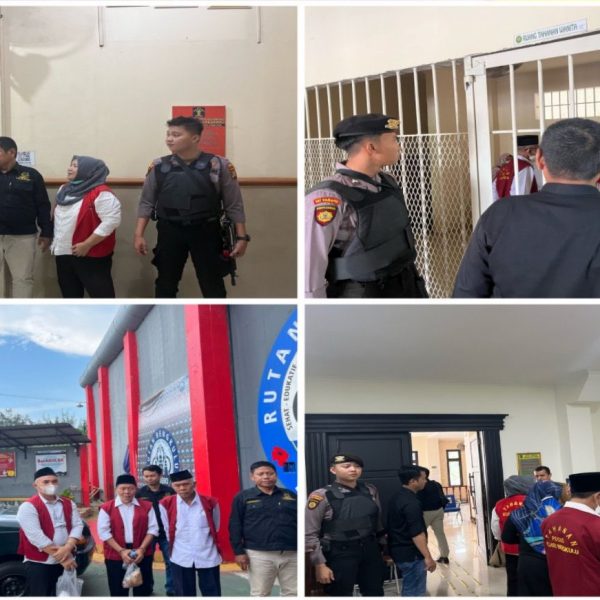 Dikawal ke Pengadilan, Tahanan Polresta Bengkulu Jalani Persidangan￼