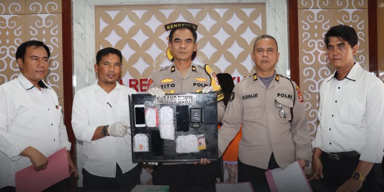 Selama sepekan Polresta Bengkulu berhasil mengamankan 3 pelaku penyalagunaan narkotika