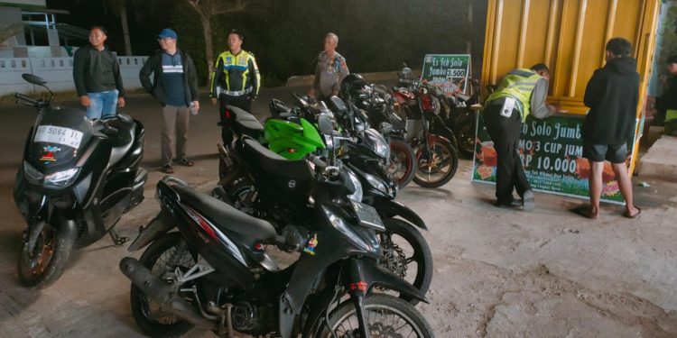 Razia Knalpot Racing, 31 Kendaraan Pelanggar Diamankan Polresta Bengkulu