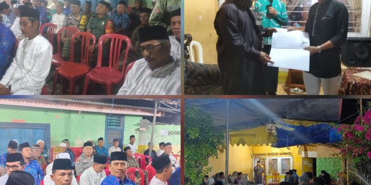 Bhabinkamtibmas Polsek Ratu Samban Hadiri Tabligh Musibah Warga Binaan di Kelurahan Belakang Pondok