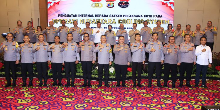 NCS Polri Minta Polda Lampung Optimalkan Coolling System Jelang Pilkada