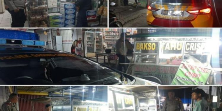 Patroli Pantau Kegiatan Masayarakat di Seputaran Wilkum, Polsek Gading Cempaka Sampaikan Pesan Kamtibmas