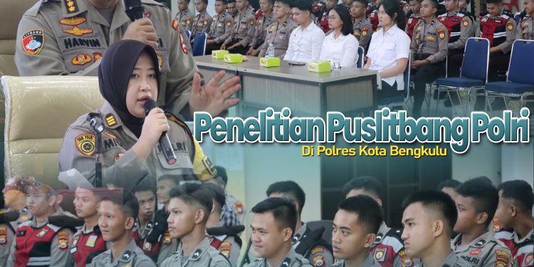 Laksanakan Penelitian, Puslitbang Polri Kunjungi Polresta Bengkulu
