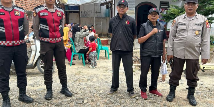 Kampanye di Kecamatan Muara Bangkahulu, Polsek Muara Bangkahulu Berikan Pengamanan Pasangan Deddy-Ronny