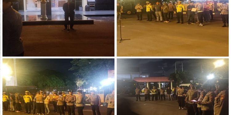Polresta Bengkulu Gelar Apel Siaga Personel OMP Nala-2024 Pengamanan Debat Publik Cagub dan Wagub