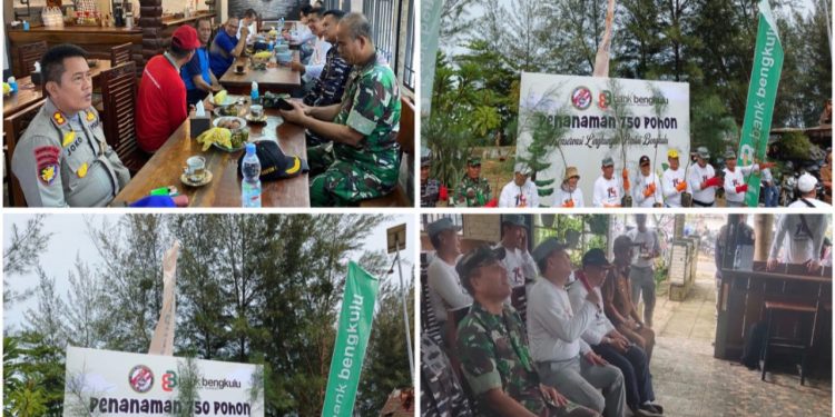 Polresta Bengkulu Gelar Bakti Sosial dan Penanaman Pohon untuk Peringatan HUT Bakamla Ke-19