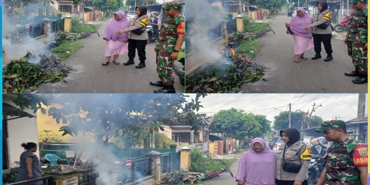 Bhabinkamtibmas Sawah Lebar Baru Sampaikan Imbauan Kamtibmas kepada Warga