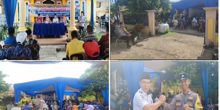 Polsek Kampung Melayu Amankan Kegiatan Reses Anggota DPRD Provinsi Bengkulu