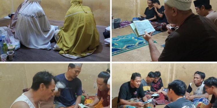 Tahanan Polresta Bengkulu Ikuti Pembinaan Rohani dan Mental Malam Jumat