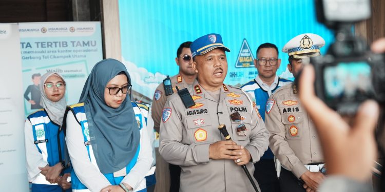 Kakorlantas Pantau Kondisi Lalin Tol Trans Jawa di Masa Long Weekend